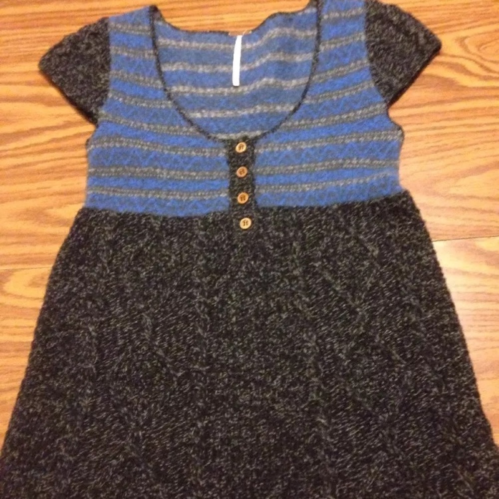 Free People wool blend cardigan sweater XS